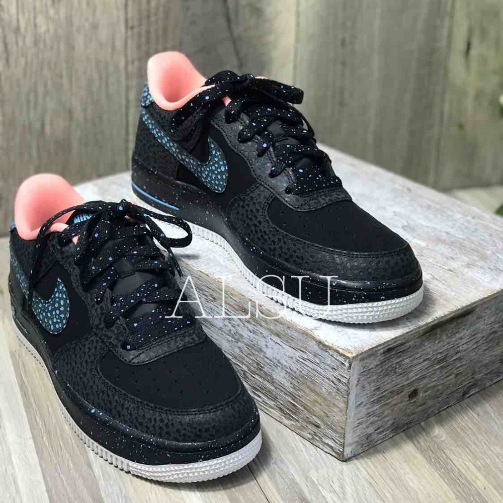 Nike Air Force 1 Pinnacle Black lacuna Pulse k/W - Picture 2 of 8